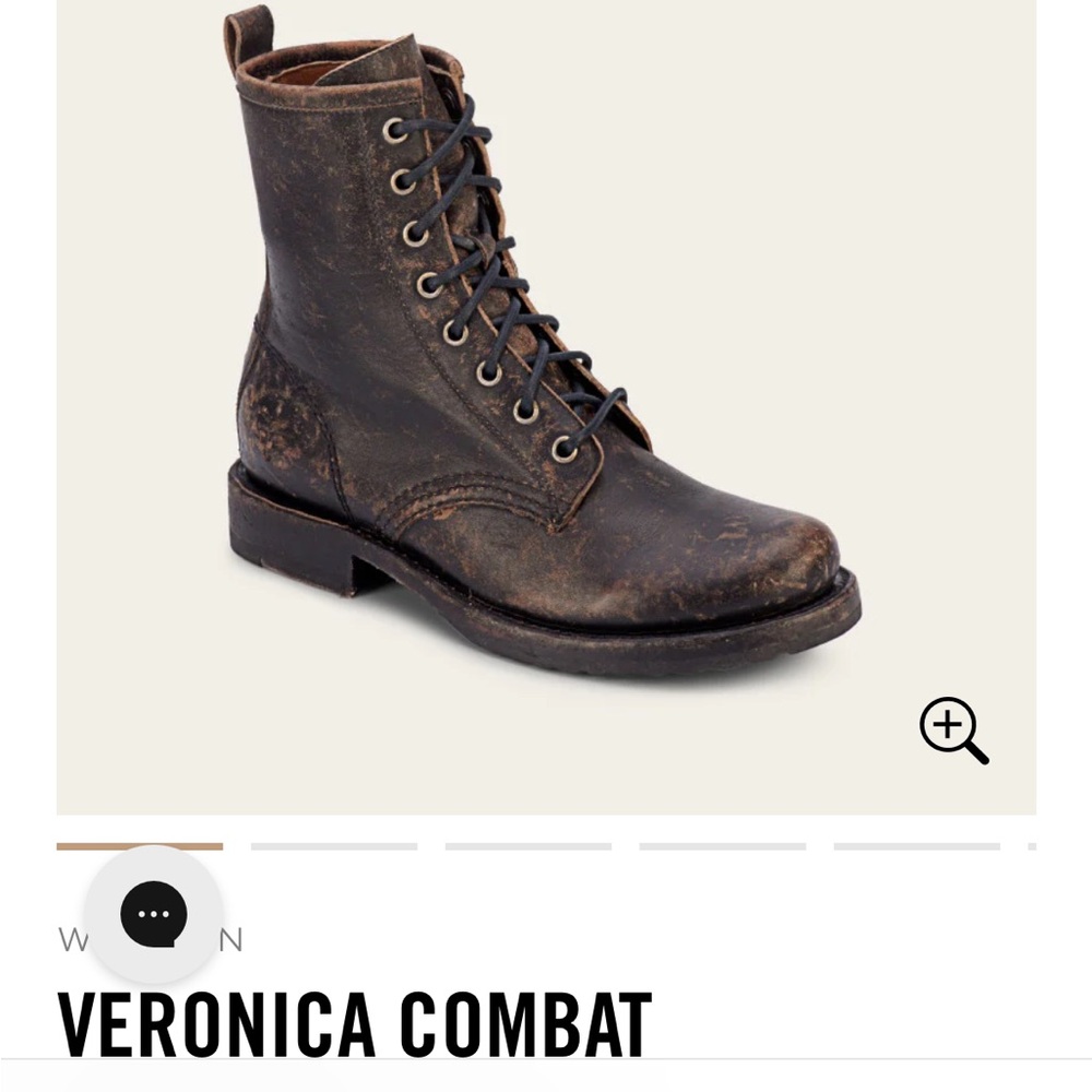 Frye Veronica Combat Boots